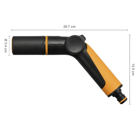 Reguleeritav kastmispüstol Fiskars Comfort, pöidlaga juhitav