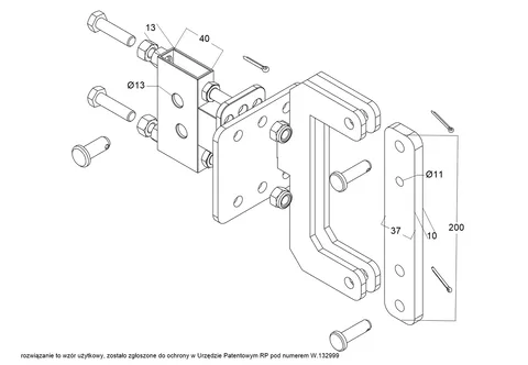 Tööseadme kinnitusadapter Cedrus CEDRGL60 , GLX540
