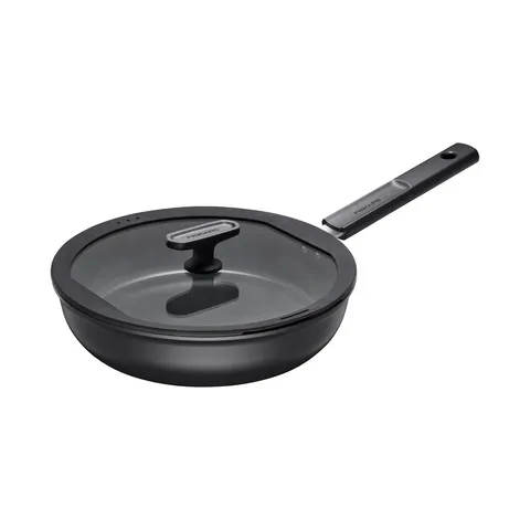 Kaanega kõrge servaga praepann Fiskars Hard Face, 26 cm, 2,8 l