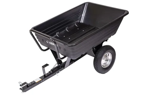 Plastkastiga murutraktori haagis Cedrus SP22111, 225 kg