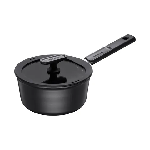 Kaanega kastrul Fiskars Hard Face, 1,8 l